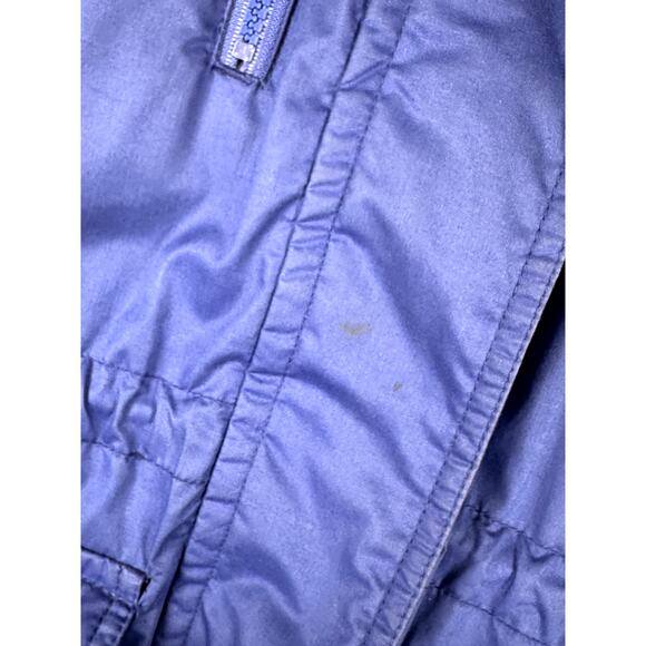 Eddie Bauer Goose Down Jacket Coat Parka Premium Q Blue Womens Small Vintage 90s - Picture 2 of 9